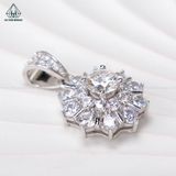  PX204 5.4mm Mặt dây viền 10 cánh nhọn 