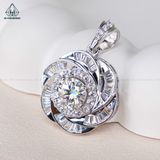  PX202 8mm Mặt dây hoa hồng 