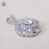  PX202 8mm Mặt dây hoa hồng 