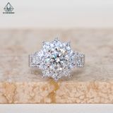  RX483 7mm Nhẫn nữ cánh nhọn 