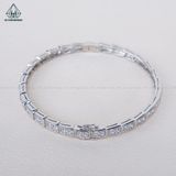  B916 Lắc tay rắn Full đá 2.5mm CZ 