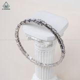  B916 Lắc tay rắn Full đá 2.5mm CZ 