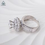  RX480 7mm Nhẫn nữ viền baguette 