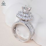  RX480 7mm Nhẫn nữ viền baguette 