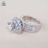  RX480 7mm Nhẫn nữ viền baguette 