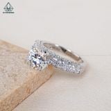  RX481 7.5mm Nhẫn nữ viền vuông 