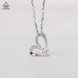  N628 Dây mặt liền trái tim chủ MOIS (không mã cạnh) 