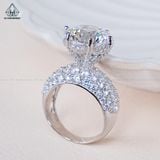  RX487 12mm Nhẫn nữ 6 chấu 