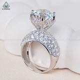  RX487 12mm Nhẫn nữ 6 chấu 