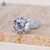  RX487 12mm Nhẫn nữ 6 chấu 