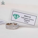  CRG029 Nhẫn cưới vàng 14K CVD 4.5mm 