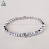  B921 Lắc tay full đá cz 3~6mm 