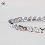  B921 Lắc tay full đá cz 3~6mm 