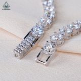  B928 Lắc tay full đá mặt đá baguette 