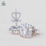  EX428 5.4mm FULL MOIS Bông tai vuông 