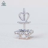  EX428 5.4mm FULL MOIS Bông tai vuông 