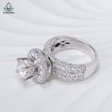  RX499 FULL MOIS 7.2mm Nhẫn nữ 4 chấu 