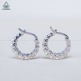  EX429 FULL MOIS Bông tai khoen đá 2~3.3mm 