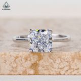  R936 Nhẫn nữ đá Cushion 