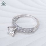  RX496 6.3mm Nhẫn nữ 4 chấu 