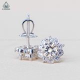  EX422 5.4mm Bông tai hoa 5 cánh nhọn 