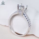  RX494 7.5mm Nhẫn nữ 2 vành đá 