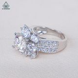  RX491 9mm Nhẫn nữ 4 chấu 