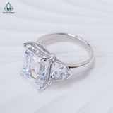  R938 10*12mm Nhẫn nữ đá Emerald 
