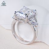  R938 10*12mm Nhẫn nữ đá Emerald 