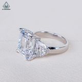  R938 10*12mm Nhẫn nữ đá Emerald 