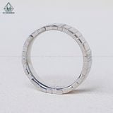  R941 Nhẫn nữ hoạ tiết sọc kẻ 