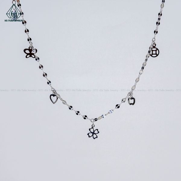  A419 Lắc chân charm rơi 