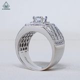 RMX165 6mm Nhẫn nam baguette 