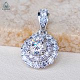  PX212 6mm Mặt dây chuyền hoa đá 