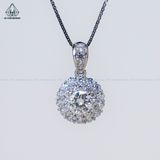  PX212 6mm Mặt dây chuyền hoa đá 