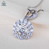  PX212 6mm Mặt dây chuyền hoa đá 