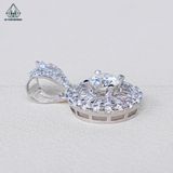  PX214 6mm Mặt dây chuyền hoa đá 