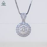  PX214 6mm Mặt dây chuyền hoa đá 