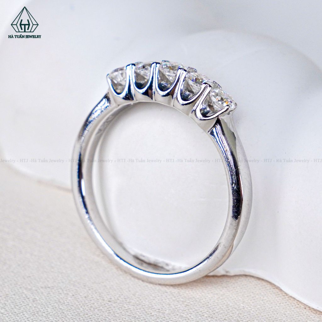 RX509 2.7mm Nhẫn kết FULL MOIS TRẮNG