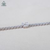 B932 Lắc tay full cz phối đá Cushion 