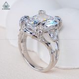  R946 Nhẫn nữ kiểu CZ Radiant 10x12mm 