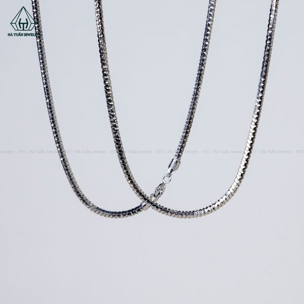  NCX034 2.5mm Dây chuyền mì kim cương 