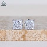  EX085 Bông tai nụ đá Cz Princess 