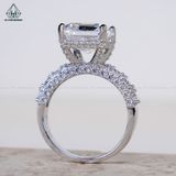  R959 Nhẫn nữ Cz Emerald 10*12mm 