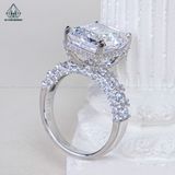  R959 Nhẫn nữ Cz Emerald 10*12mm 