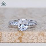  R960 Nhẫn nữ Oval 