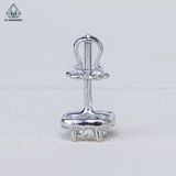  EX274 FULL MOIS 5mm Bông tai vuông bầu 