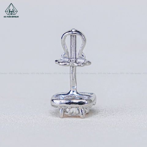 EX274 FULL MOIS 5mm Bông tai vuông bầu