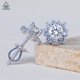  EX434 5mm Bông tai vuông 