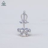  EX434 5mm Bông tai vuông 